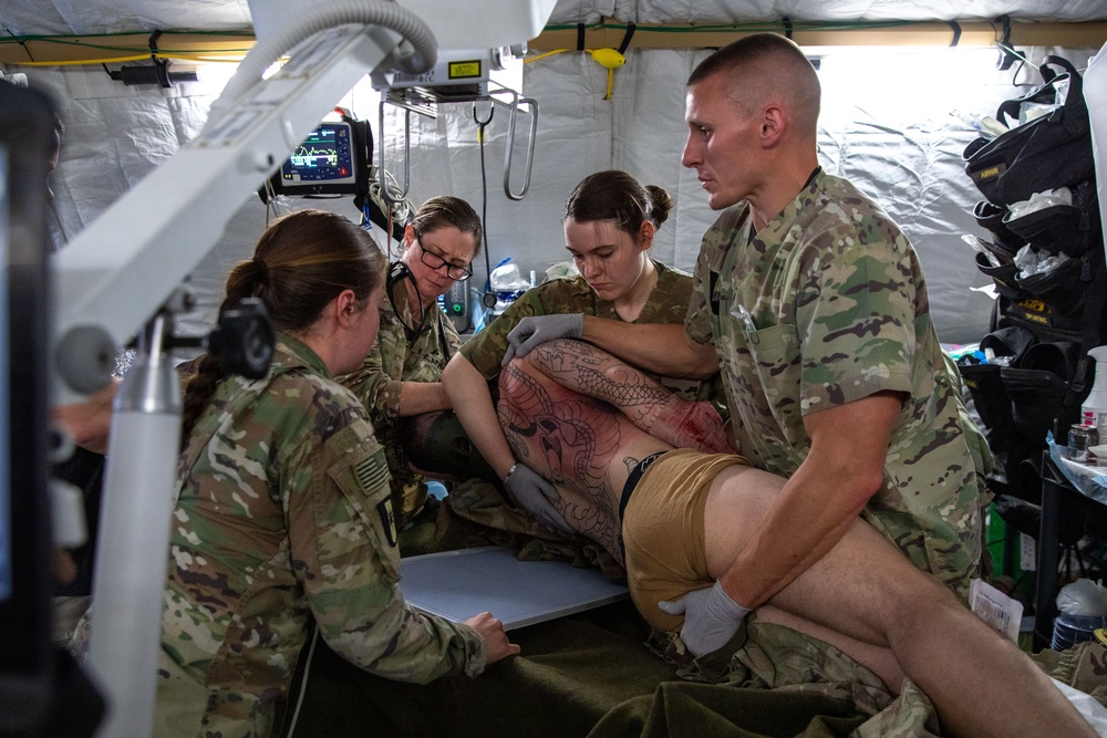 Medical Soldiers Conduct Simulated MASCAL