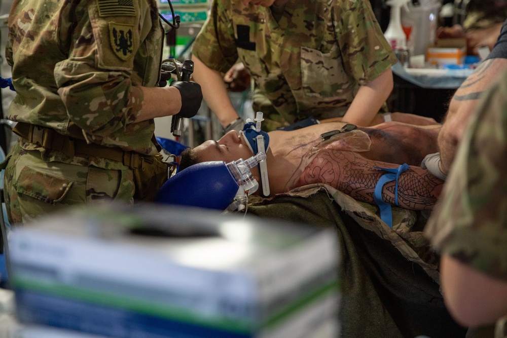 Medical Soldiers Conduct Simulated MASCAL