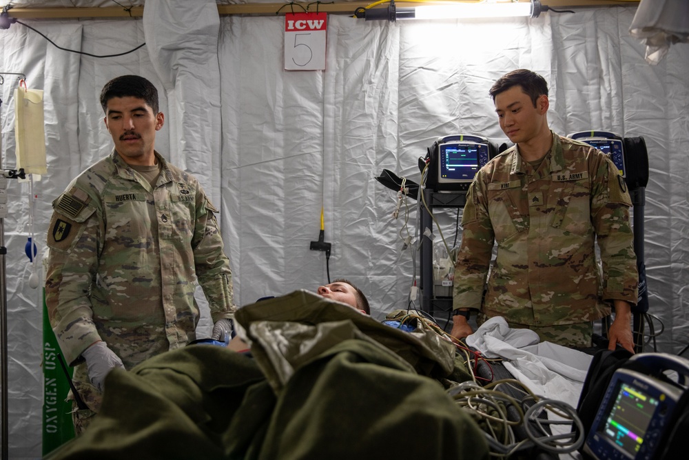 Medical Soldiers Conduct Simulated MASCAL