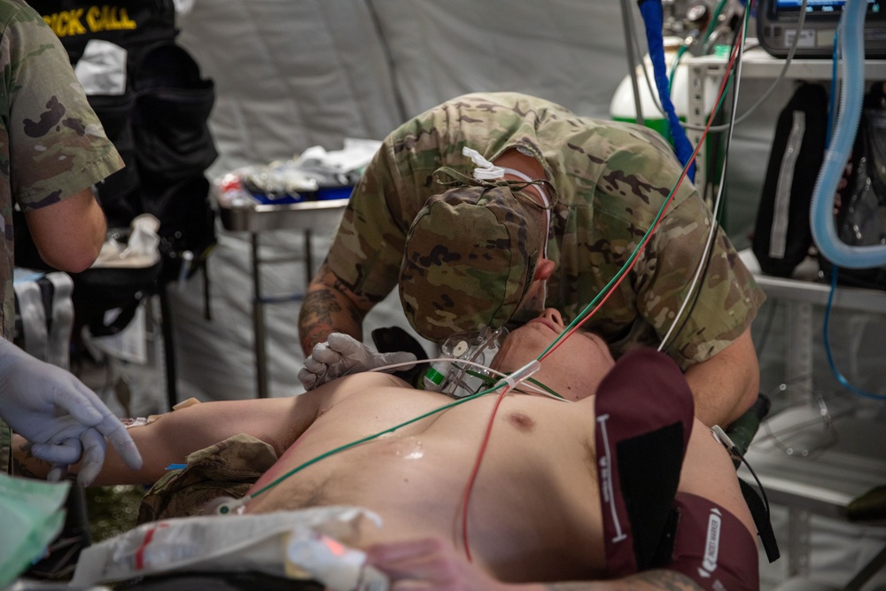 Medical Soldiers Conduct Simulated MASCAL