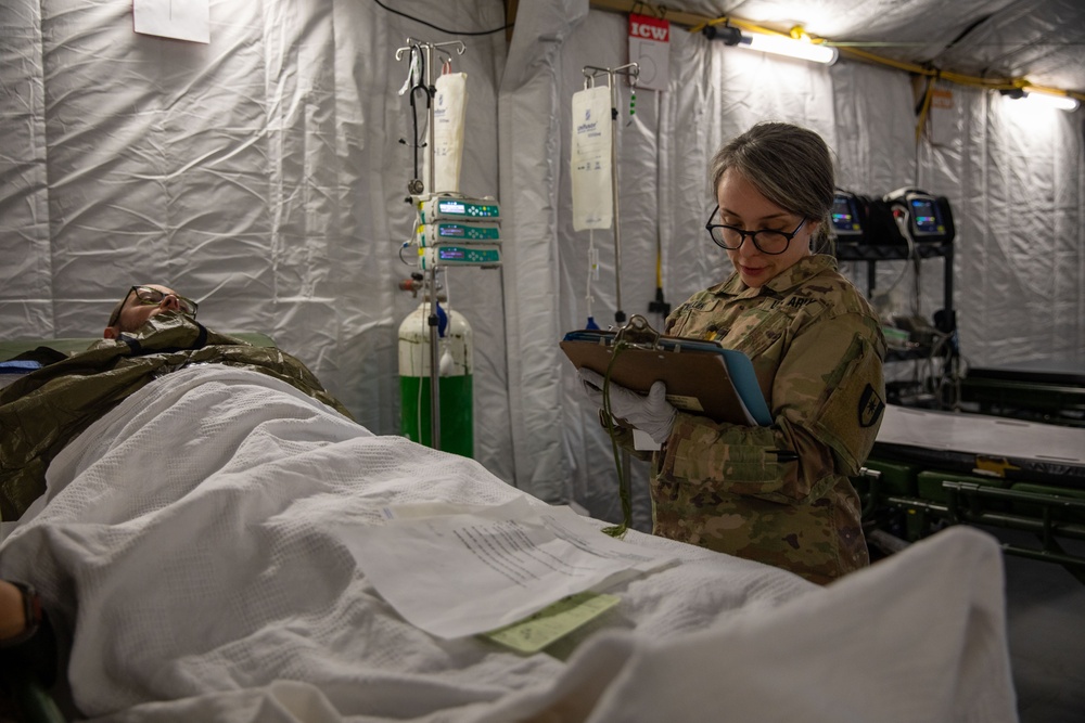 Medical Soldiers Conduct Simulated MASCAL