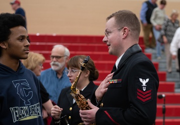 U.S. Navy Band performs in Thomasville on National Tour