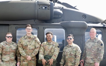 Delta Company maintains UH-60 Black Hawk helicopters