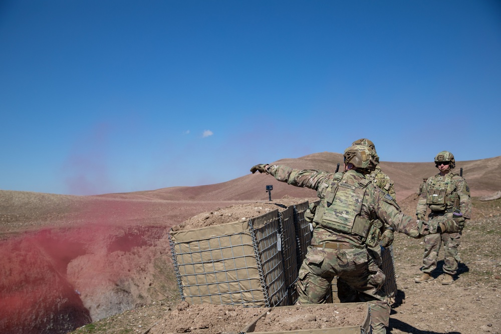 Coalition Forces Handle Smokes, Grenades, and M320s