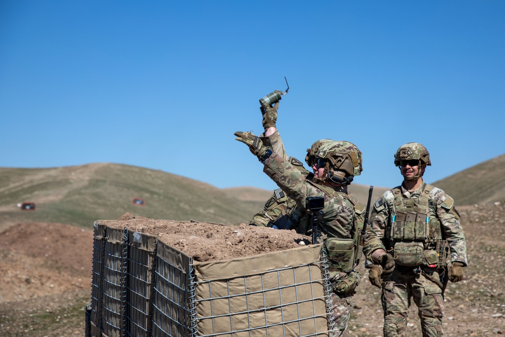 Coalition Forces Handle Smokes, Grenades, and M320s