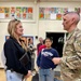 Col. Brian D. Sawser visits with Palisades Elementary School families during a townhall meeting