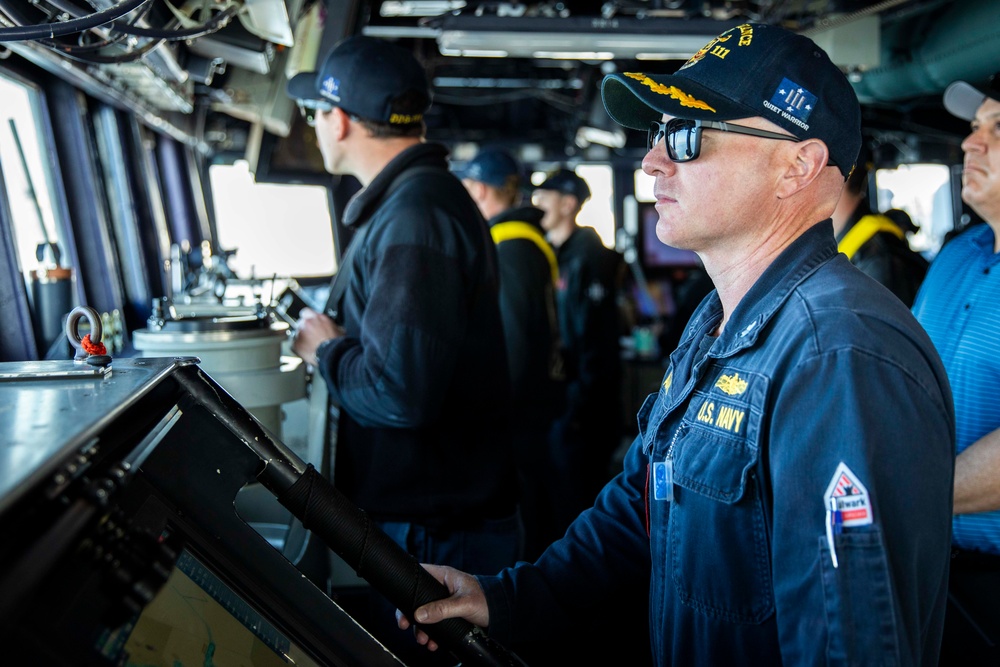 USS Spruance departs Naval Base San Diego