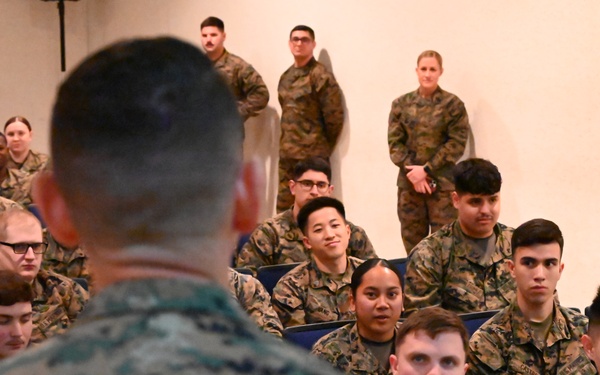SMMC Listens to Camp Fuji Marines