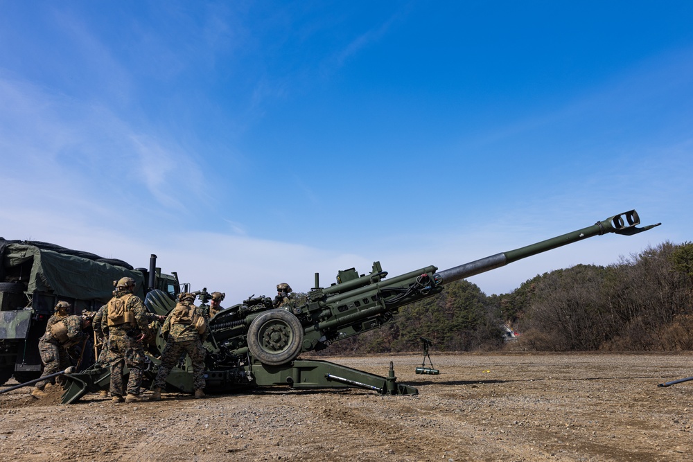 3/12 Marines Execute M777 Howitzer Dry-Fire Drills