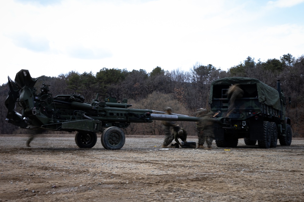 3/12 Marines Execute M777 Howitzer Dry-Fire Drills