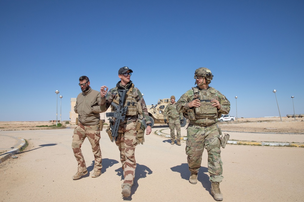 Coalition Forces Conduct Explosive Ordnance Disposal Joint Training at AAAB