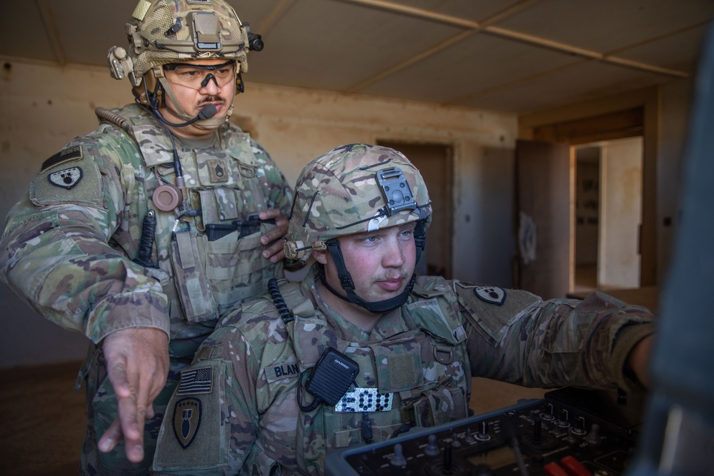 Coalition Forces Conduct Explosive Ordnance Disposal Joint Training at AAAB