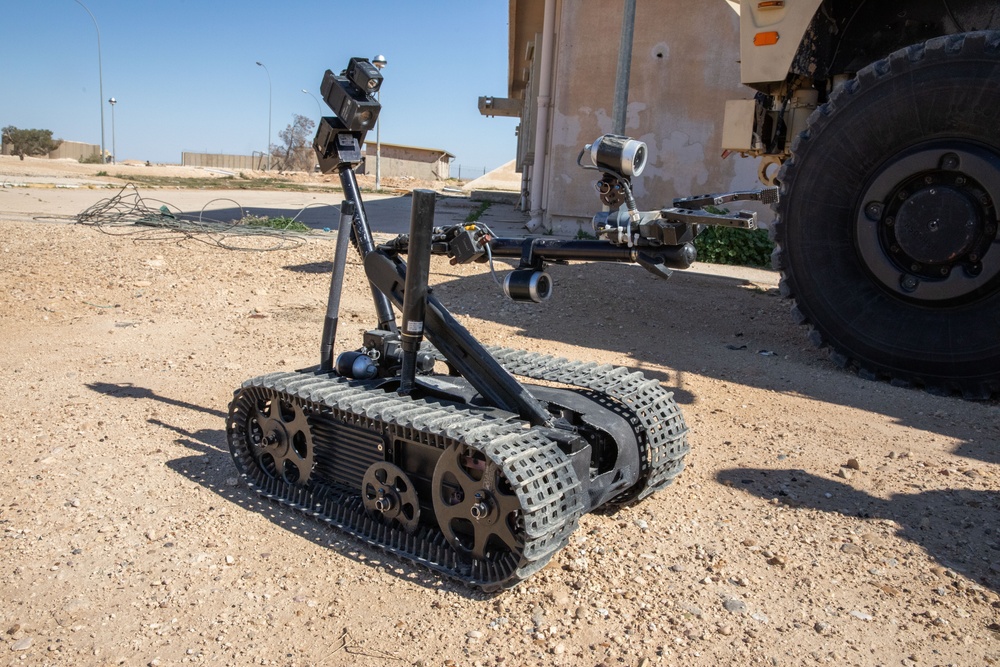 Coalition Forces Conduct Explosive Ordnance Disposal Joint Training at AAAB