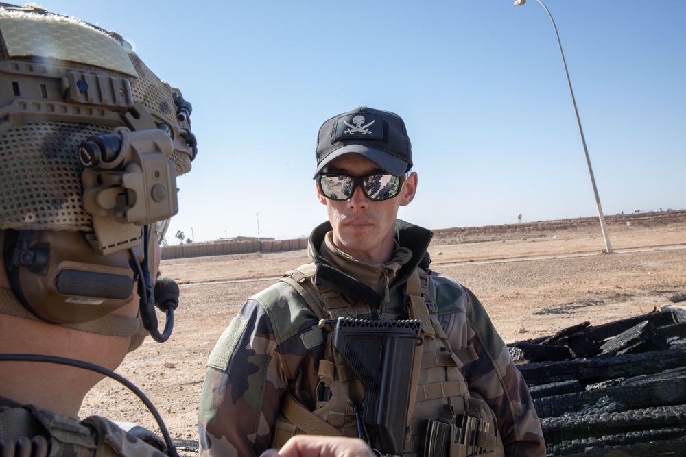 Coalition Forces Conduct Explosive Ordnance Disposal Joint Training at AAAB