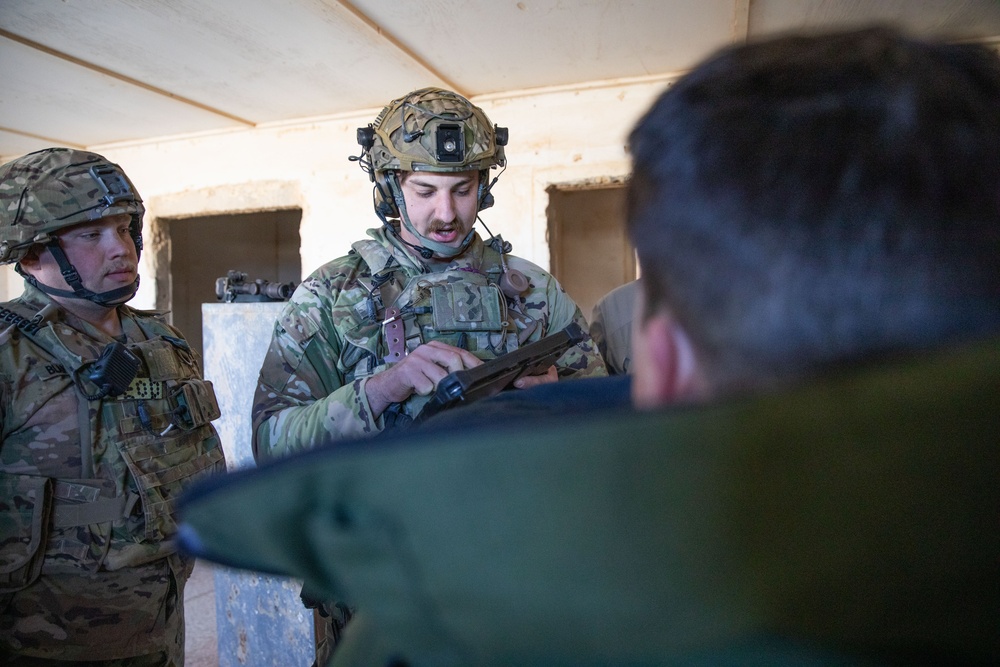 Coalition Forces Conduct Explosive Ordnance Disposal Joint Training at AAAB