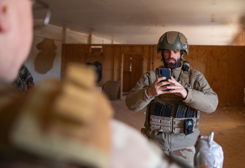 Coalition Forces Conduct Explosive Ordnance Disposal Joint Training at AAAB