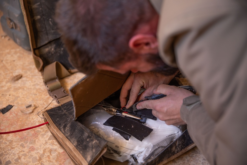 Coalition Forces Conduct Explosive Ordnance Disposal Joint Training at AAAB