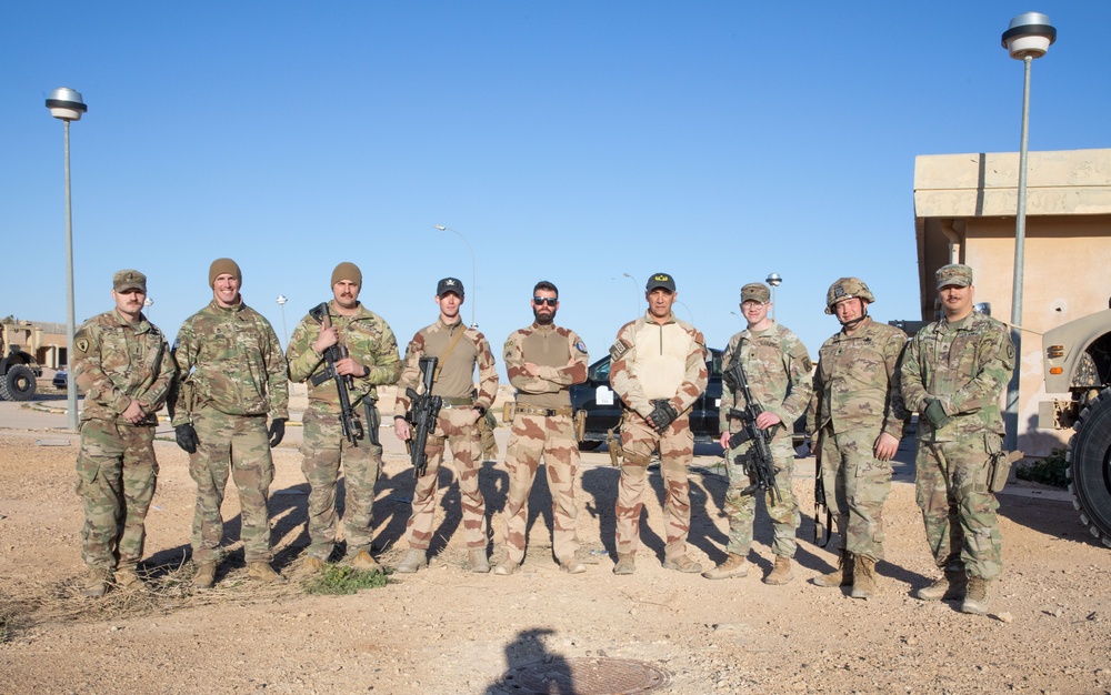 Coalition Forces Conduct Explosive Ordnance Disposal Joint Training at AAAB