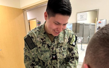 I Am Navy Medicine – and SOQ – HM3 Samuel Vasquez