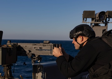 USS Gerald R. Ford Conducts Live Fire