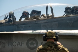 RCAF generates expeditionary combat-ready CF-18 team during WSEP 25.3
