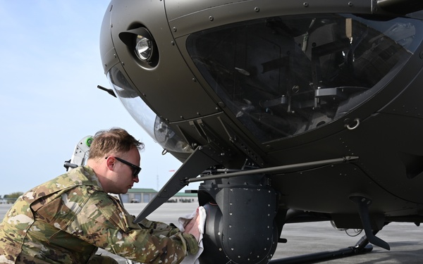 LUH-72 Lakota Cleaning at Patriot 25