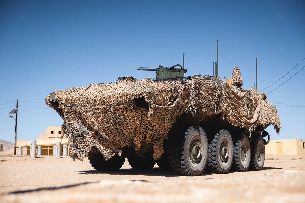 3/5 conducts urban defensive operations during MAGTF Warfighting Exercise 1-25