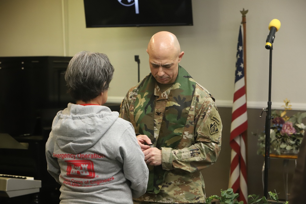 LAWildfires25: U.S. Army Corps of Engineers Command Chaplain host Ash Wednesday Service