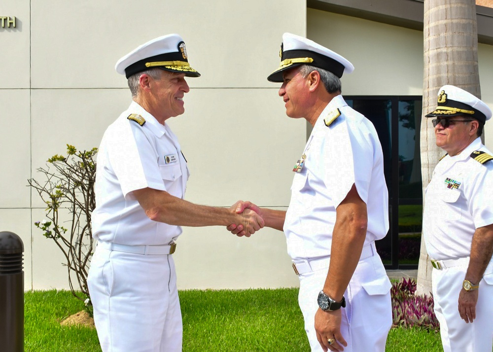 Adm. Steve Koehler, commander, U.S. Pacific Fleet, visits Peru