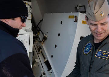 Vice Adm. Gumbleton visits USS Cooperstown at Naval Station Mayport