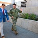 Commanding Officer Capt. Joseph Burgon speaks to Assemblyman Bill Essayli of California’s 63rd Assembly District during an official visit to Naval Surface Warfare Center, Corona Division.