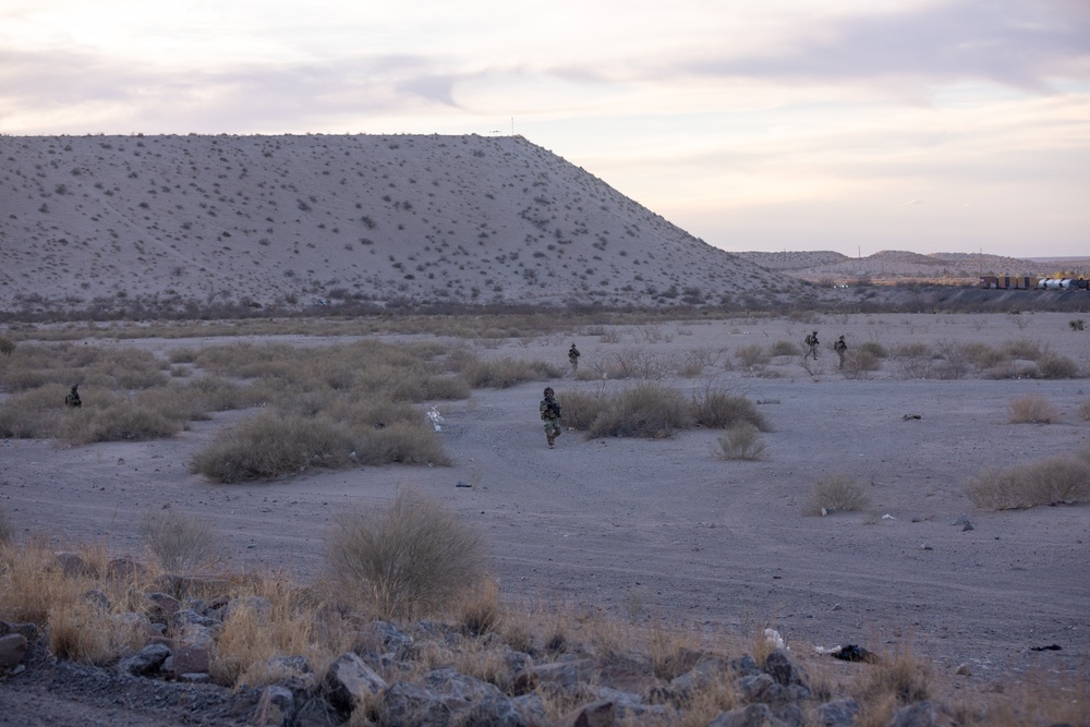 U.S. Soldiers patrol along the southern border through new authorities