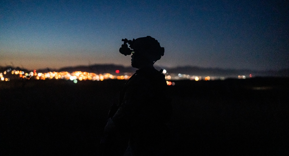 U.S Soldiers patrol along the southern border through new authorities