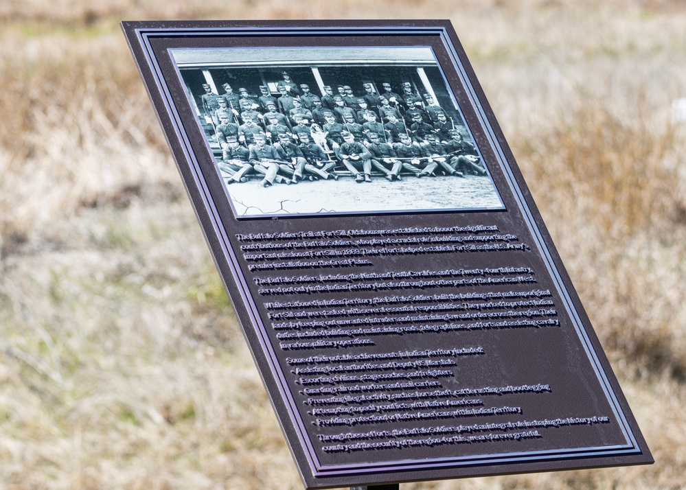 Fort Sill MWR Unveils Buffalo Soldier Trail Plaque