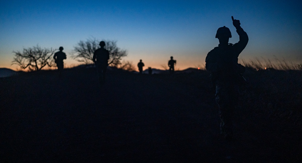 U.S Soldiers patrol along the southern border through new authorities