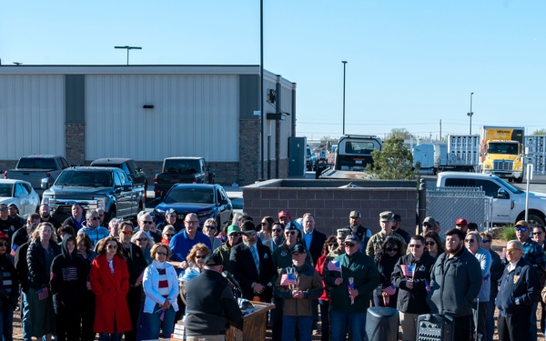 49th Wing attends groundbreaking ceremony for F4 static display