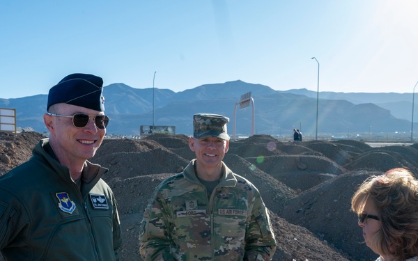 49th Wing attends groundbreaking ceremony for F4 static display