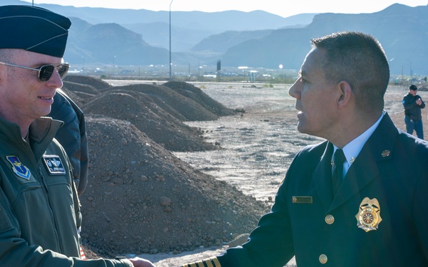 49th Wing attends groundbreaking ceremony for F4 static display