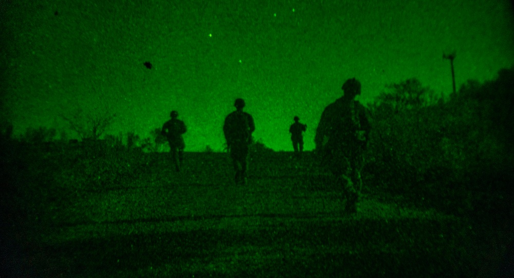 U.S Soldiers patrol along the southern border through new authorities