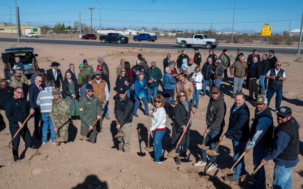 49th Wing attends groundbreaking ceremony for F4 static display