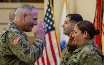 88th Readiness Division welcomes Fort McCoy Garrison into command through patching ceremony