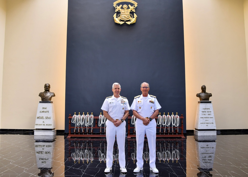 Adm. Steve Koehler, commander, U.S. Pacific Fleet, visits Peru
