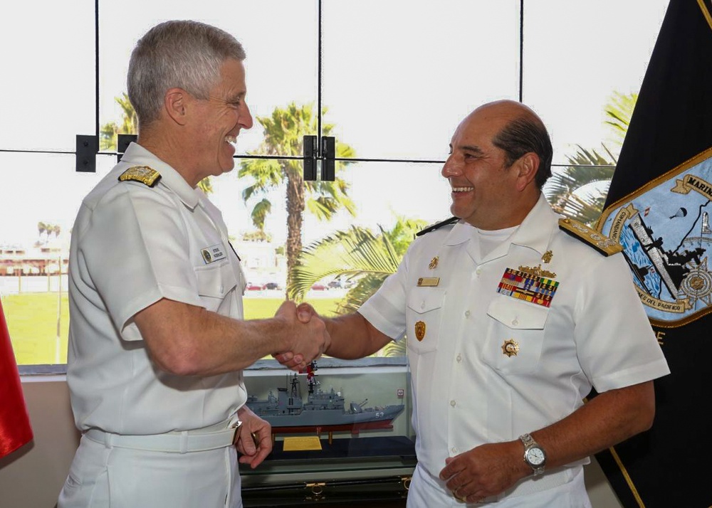 Adm. Steve Koehler, commander, U.S. Pacific Fleet, visits Peru