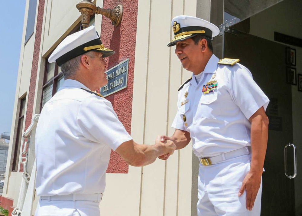 Adm. Steve Koehler, commander, U.S. Pacific Fleet, visits Peru