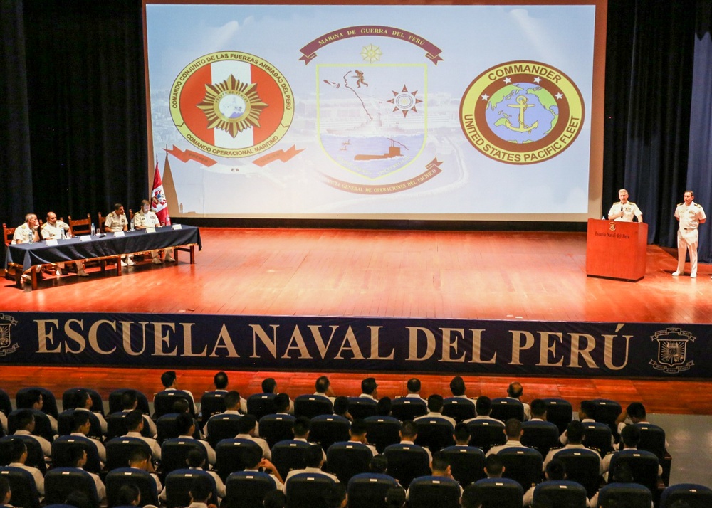 Adm. Steve Koehler, commander, U.S. Pacific Fleet, visits Peru