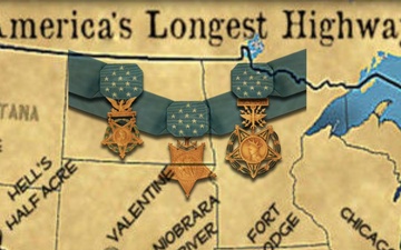 The National Medal of Honor Highway crosses America and connects a nation