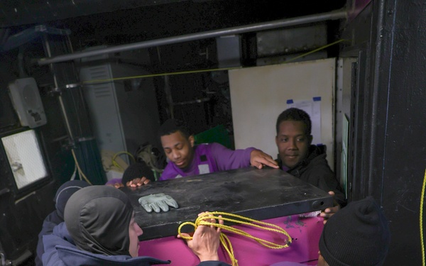 Sailors Reorganize Spaces