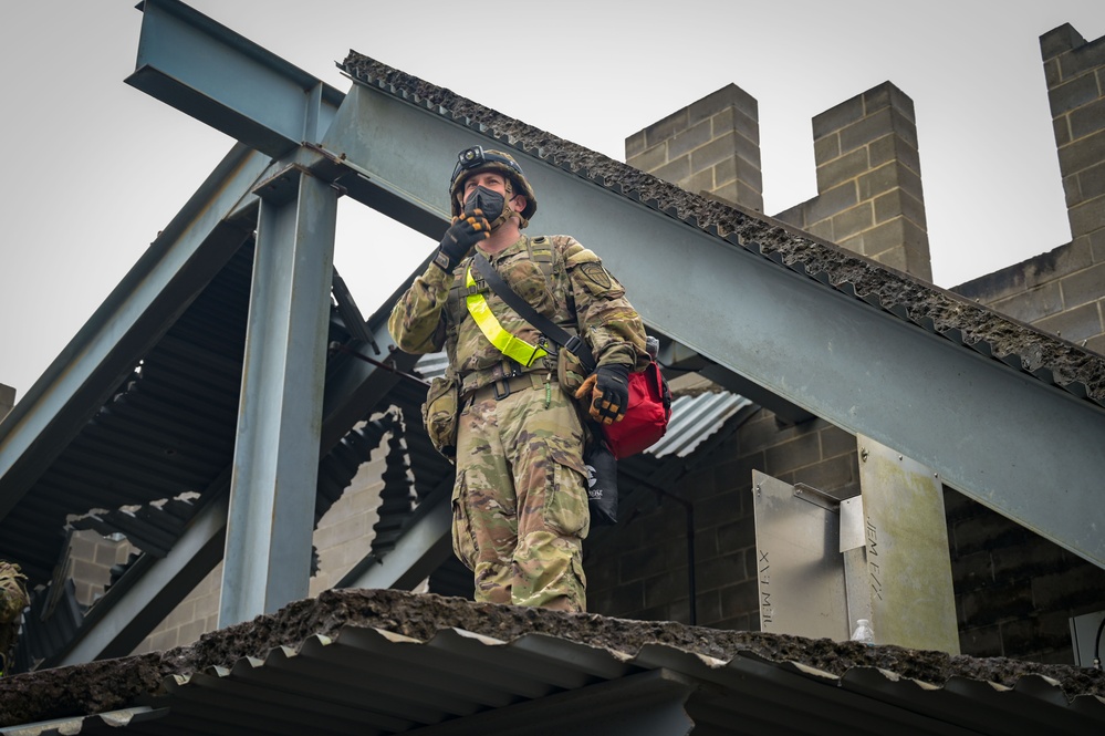 Georgia State Defense Force conducts simulated search and rescue mission during Patriot 25