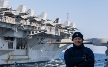 USS Milius Conducts Replenishment-at-Sea