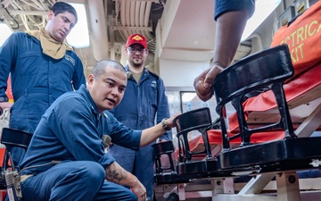 USS Ralph Johnson conducts a Chemical, Biological, Radiological and Nuclear Defense Drill